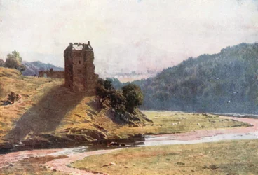 Neidpah Castle, Peeblesshire