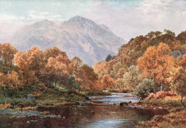 Verschleierter Sonnenschein, die Trossachs, Perthshire