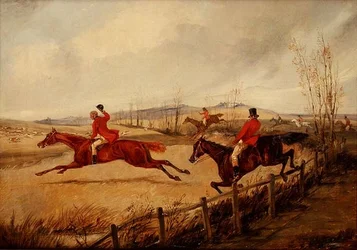 Voller Schrei, über den Zaun