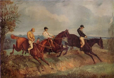 Hindernisrennen, ca. 1805-1851, 1924