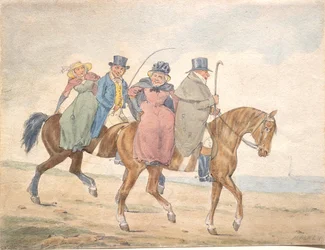 Die englische Yeomanry stattet einen Besuch ab
