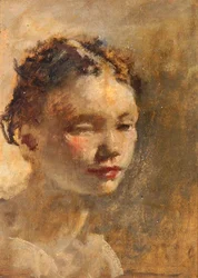 Mädchenkopf, ca. 1930