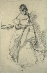 Studie eines Mädchens