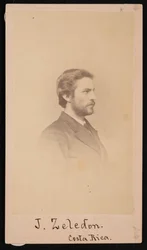 Porträt von Jose Castulo Zeledon 1846-1923, 1868