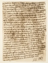 Faksimile eines Briefes von Heinrich VIII. an Anne Boleyn, datiert 1527, veröffentlicht 1902