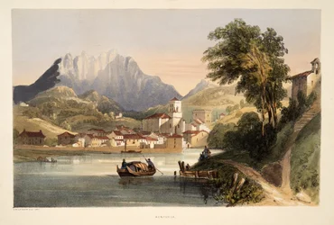 Renteria, aus Skizzen von Landschaften in den baskischen Provinzen Spaniens, mit einer Auswahl nationaler Musik, veröffentlicht 1838