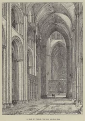 Alte St. Pauls, das Mittelschiff und das Ostende