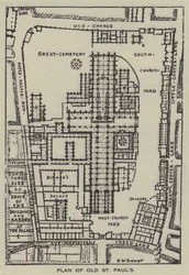Plan von Alte St. Pauls
