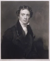 Porträt von Michael Faraday, graviert von Samuel Cousins, 1830