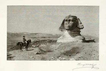 Napoleon vor der Sphinx