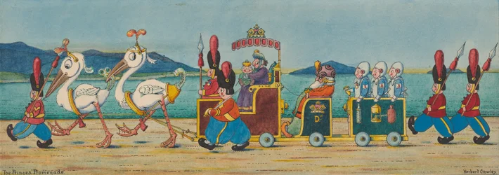Die Promenade des Prinzen, ca. 1910