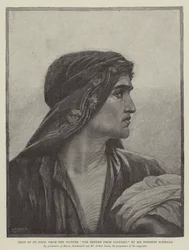 Kopf des Heiligen Johannes, aus dem Bild Die Rückkehr vom Kalvarienberg