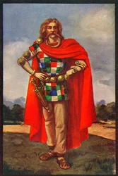 Ein keltischer Häuptling in Zivilkleidung, 1924