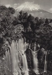 Japan in den 1920er Jahren: Shiraito-Wasserfall