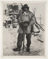 Unteroffizier Evans während der Terra Nova Expedition (1910-13) zum Südpol