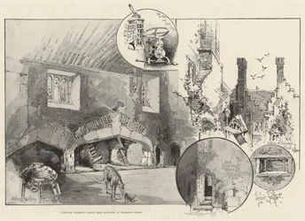 Kardinal Wolseys große Fleischküche in Hampton Court