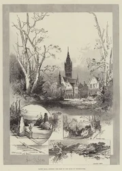 Eaton Hall, Chester, der Sitz des Herzogs von Westminster