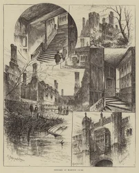 Skizzen im Hampton Court