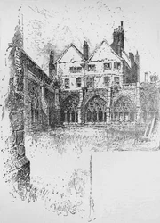 Die Kreuzgänge, Westminster Abbey, 1890