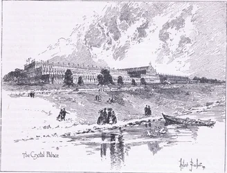 Der Kristallpalast im Hyde Park London, 1851 n. Chr.