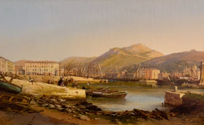 Der Hafen von Nizza, um 1860