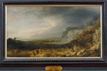 Landschaft mit Bergen