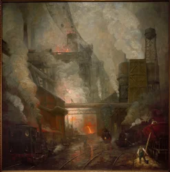 Hochofenabstich in Hörde