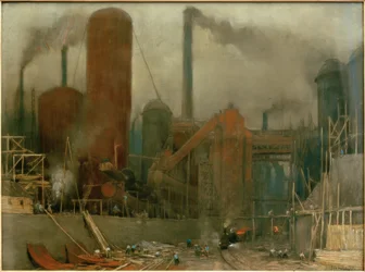 Umbau des Hochofenwerkes Ilsede bei Peine