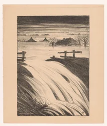 Überschwemmung Maas und Waal Jan. 1926
