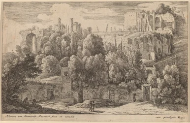 Antike Ruinen eines Amphitheaters