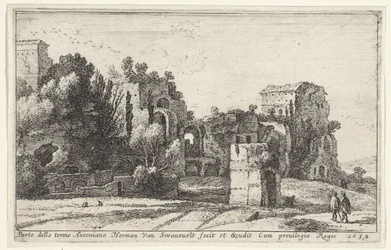 Ansicht der Thermen von Caracalla