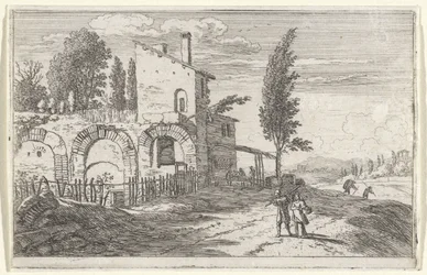 Gasthaus in den Ruinen des Kaiserpalastes