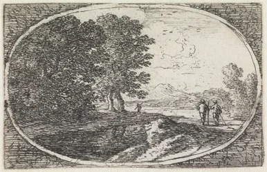 Landschaft (Nr. 20 aus der Serie: Variae campestrum fantasiae)