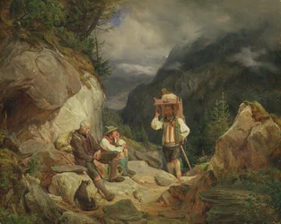 Rast auf dem Berg, 1848