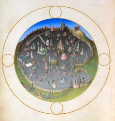 Ein Plan von Rom, 1412-1416