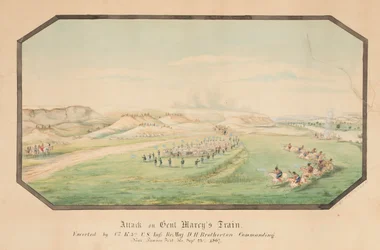 Angriff auf General Marcys Zug