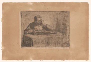 Lesender jüdischer Mann