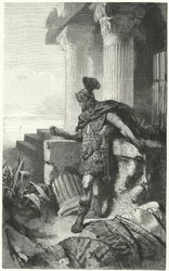 Gaius Marius im Exil unter den Ruinen von Karthago
