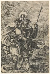 Heiliger Christophorus (recto)