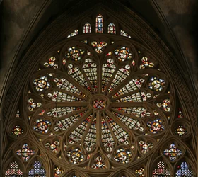 Das Rosettenfenster (Detail)