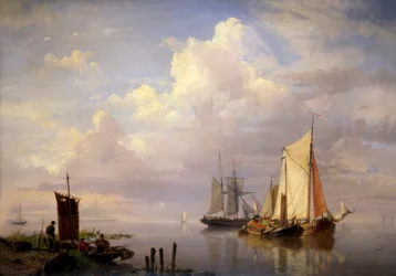 Eine ruhige See, 1852