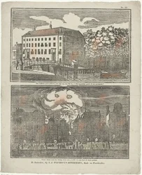 Das Gefängnis in Amsterdam und ein brennendes Grachtenhaus