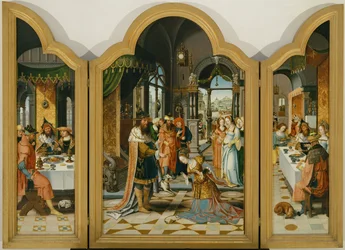 Die Geschichte von David und Bathseba, Triptychon