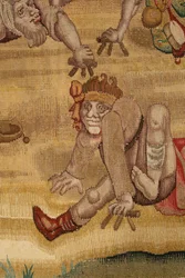 Wandteppich inspiriert von Hieronymus Bosch, ca. 1560