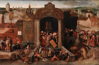 Christus vertreibt die Händler aus dem Tempel, ca. 1570-5
