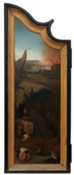 Linkes Panel des Triptychons von Hiob, ca. 1500-24