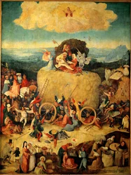 Der Heuwagen, um 1500