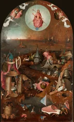 Das Weltgerichtstriptychon, Mitteltafel, ca. 1490-1510.