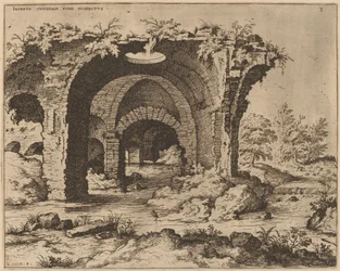 Ansicht unbekannter Ruinen