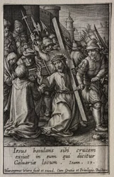 Die Passion: Christus trägt das Kreuz